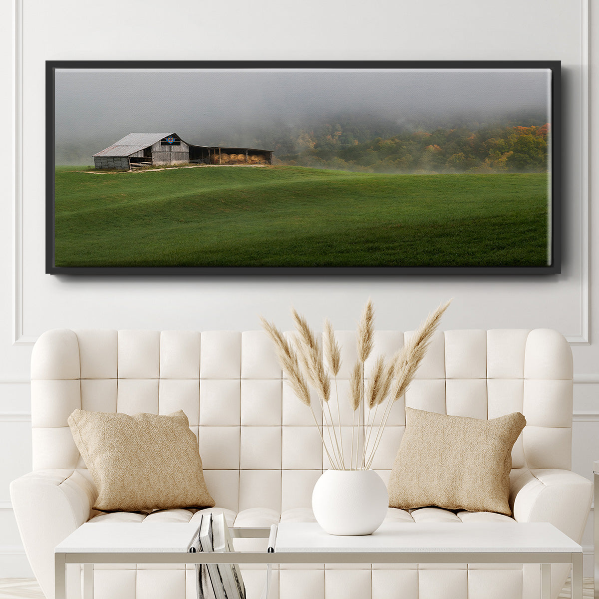 Mountain Air - Floater Framed Canvas Print