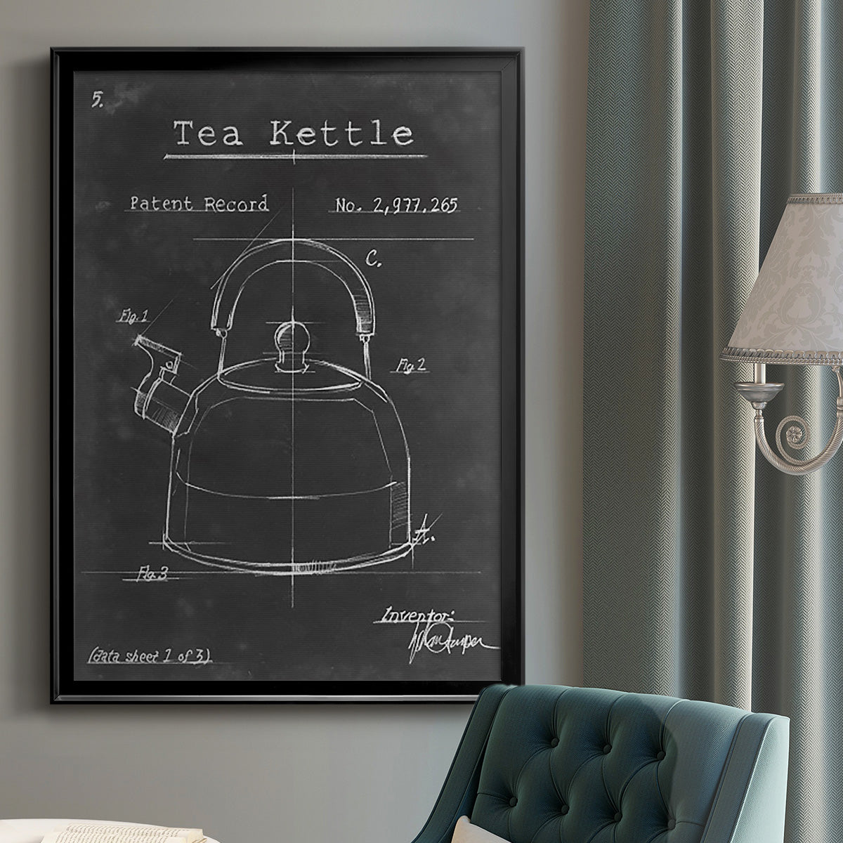 Morning Routine V - Modern Framed Canvas Print