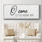 O Come - Floater Framed Canvas Print
