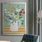 Joyful Blossoms II - Modern Framed Canvas Print