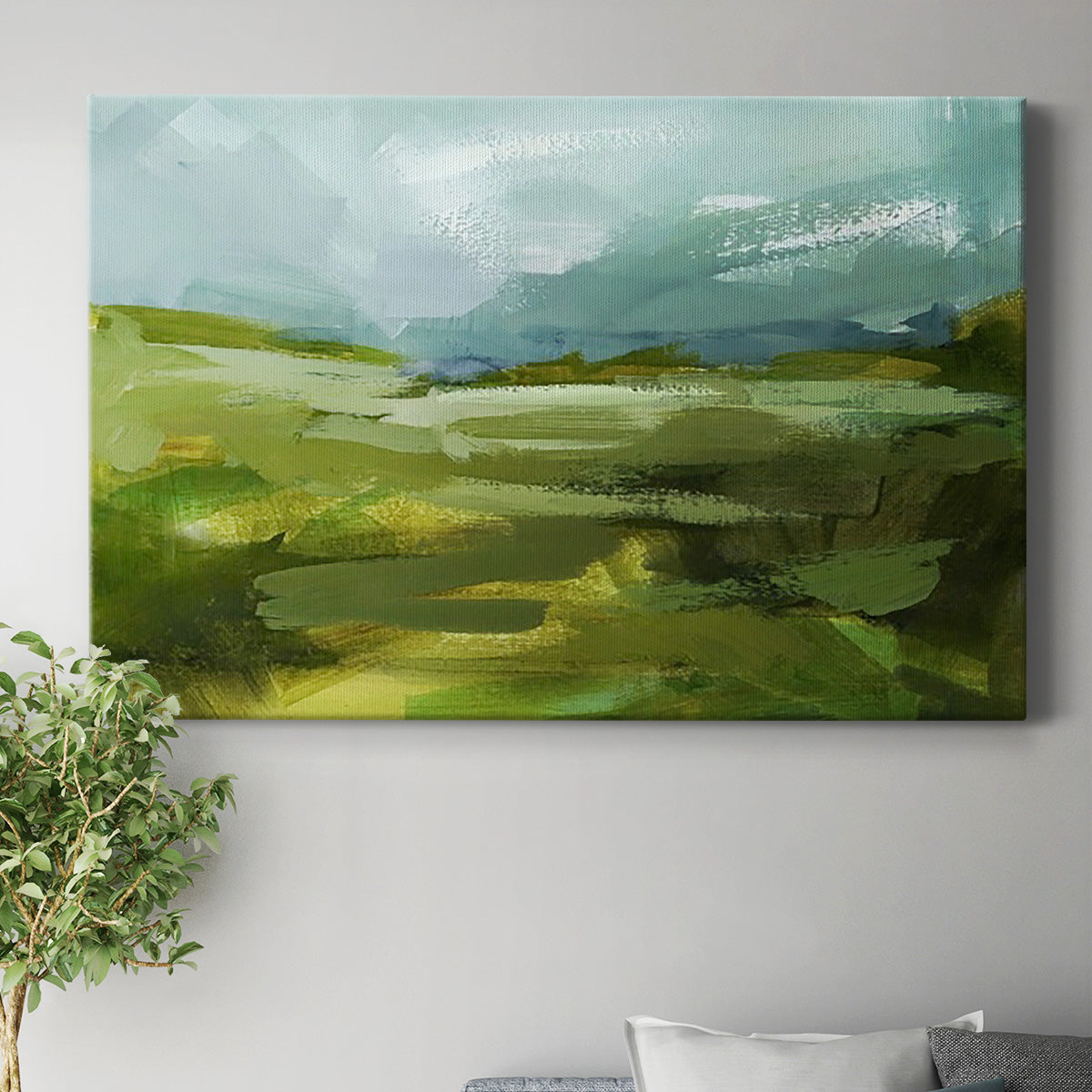 Emerald View II - Canvas Art Print