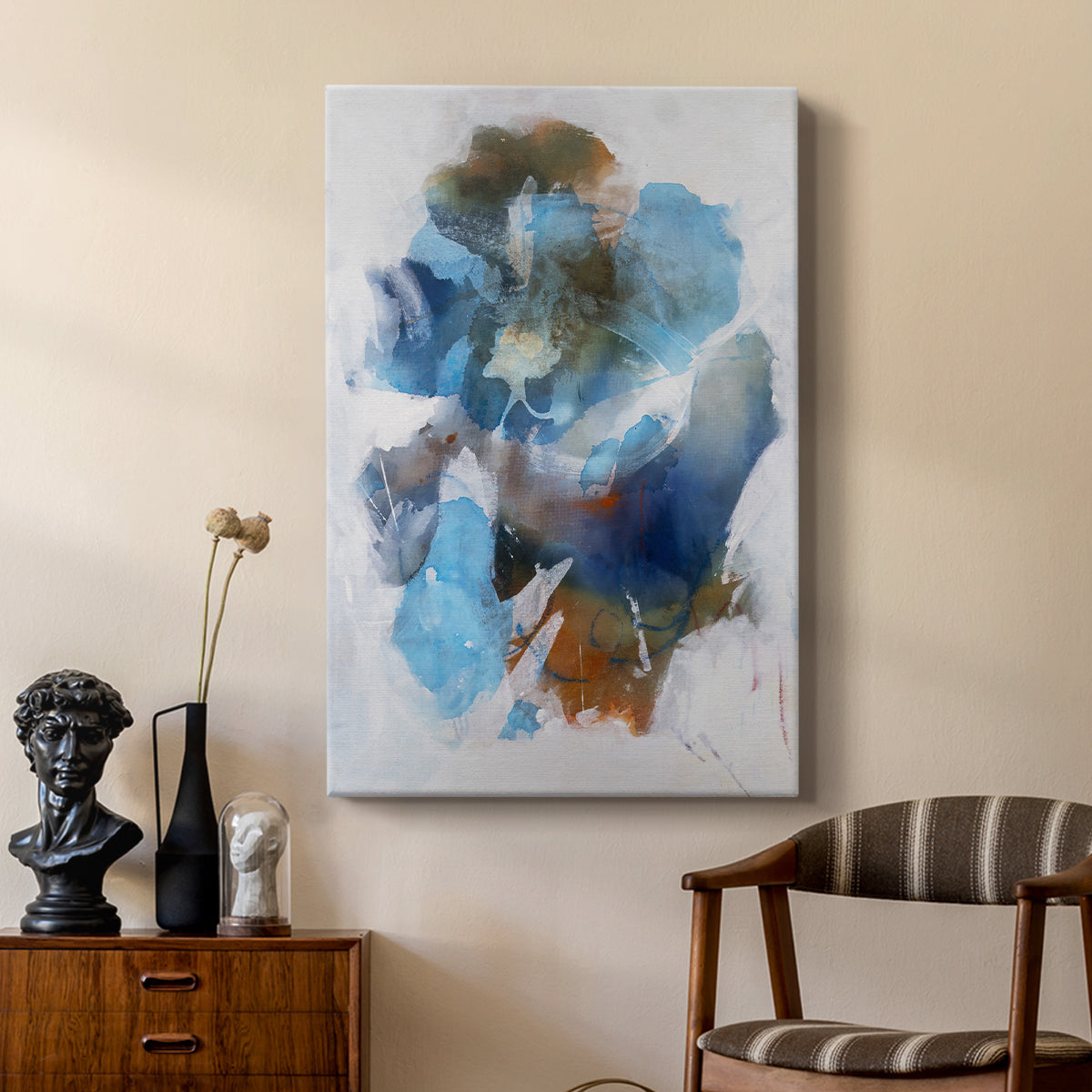Misty Blue II - Canvas Art Print