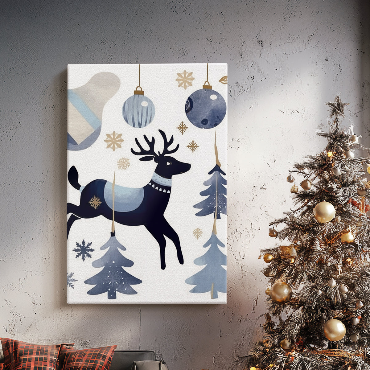 Snowwhite Twilight Carol - Canvas Art Print