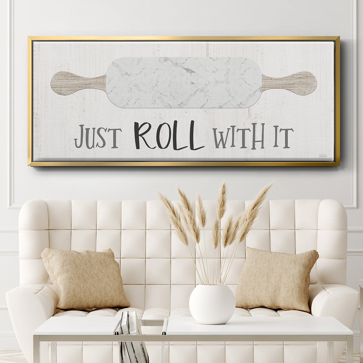 Roll With It - Floater Framed Canvas Print