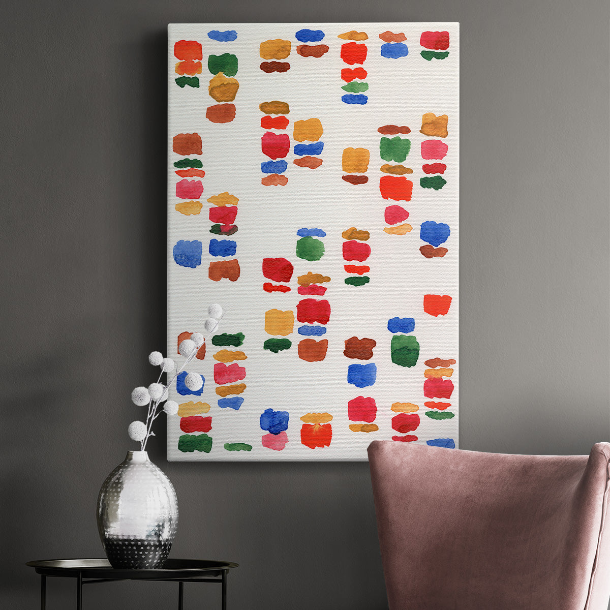 Colorful Code II Premium Gallery Wrapped Canvas - Ready to Hang