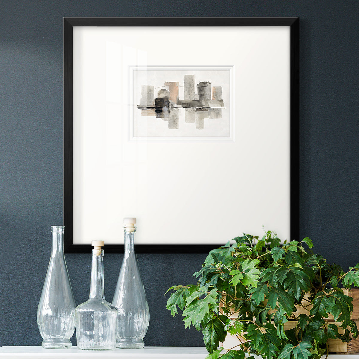 Urban Oasis II Premium Framed Print Double Matboard