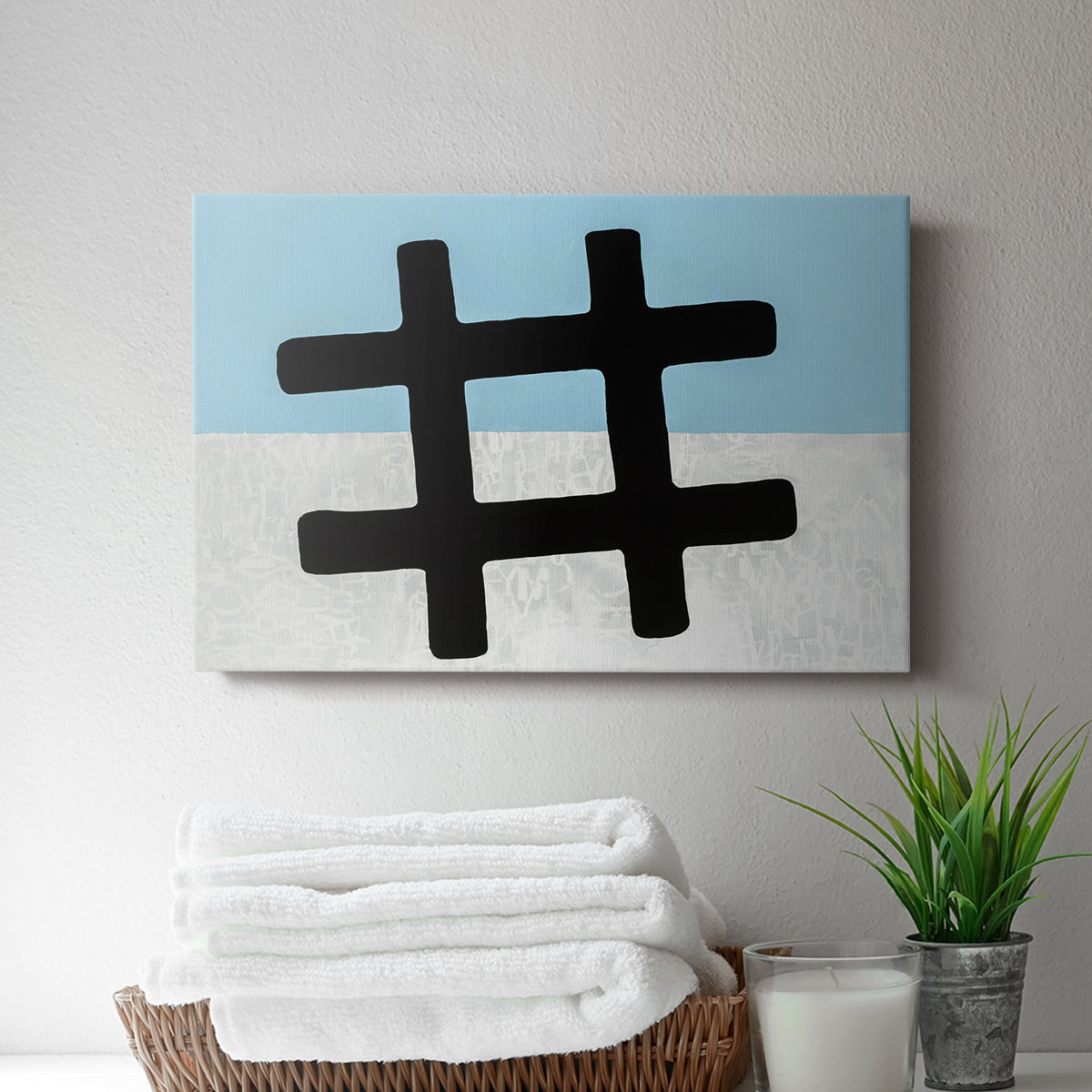 Hashtag - Canvas Art Print