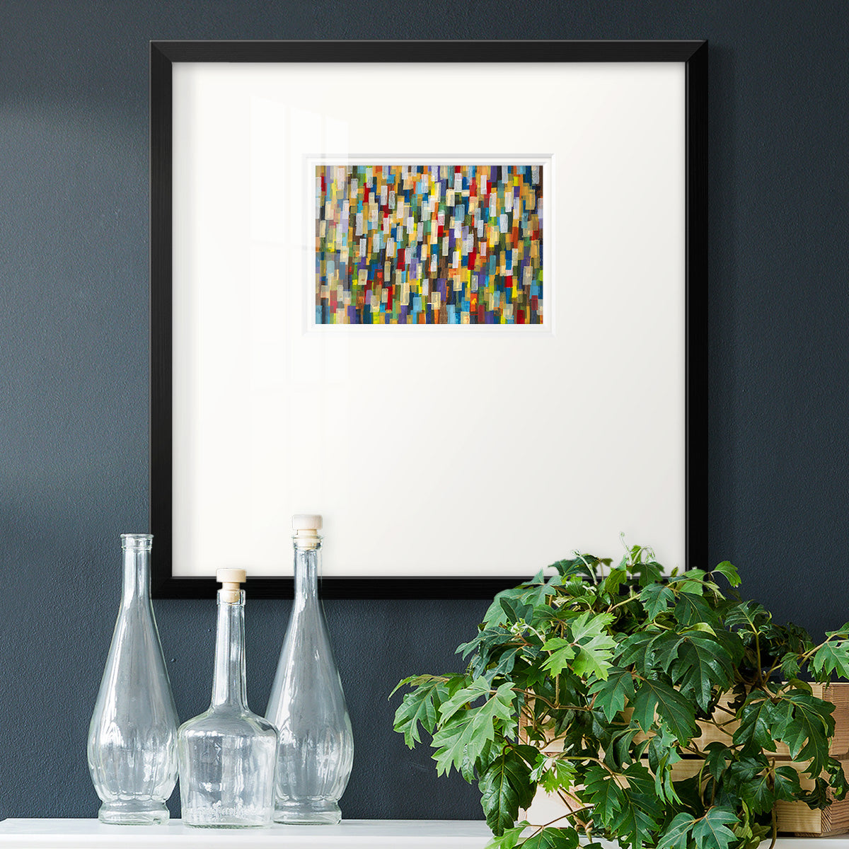 Confetti II Premium Framed Print Double Matboard