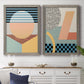 Modern Memphis III - Premium Framed Canvas 2 Piece Set - Ready to Hang