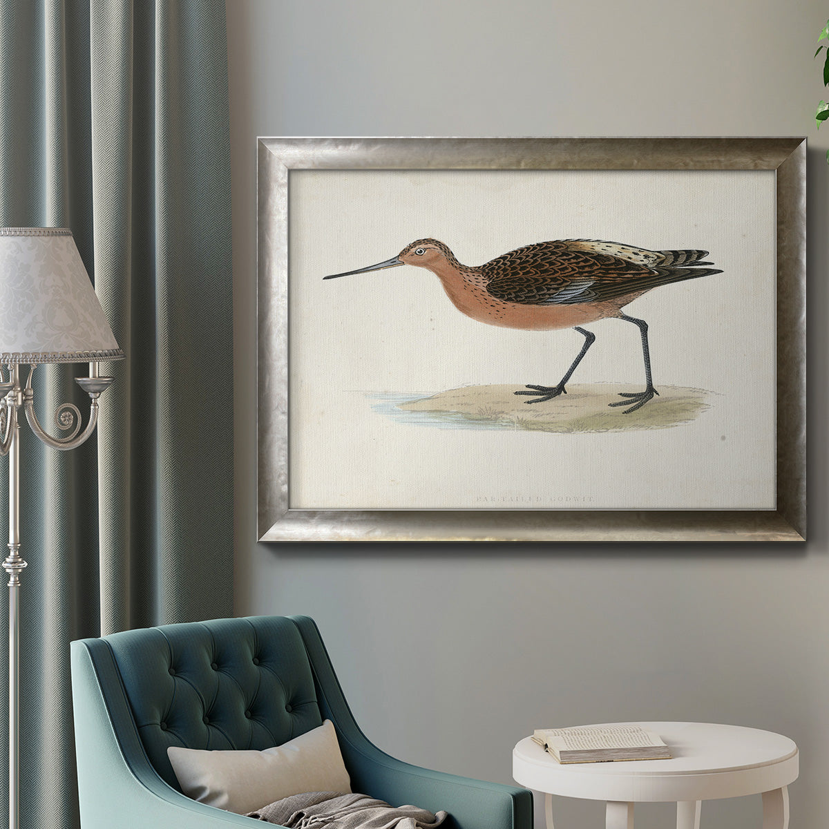 Morris Sandpipers II Premium Framed Canvas- Ready to Hang