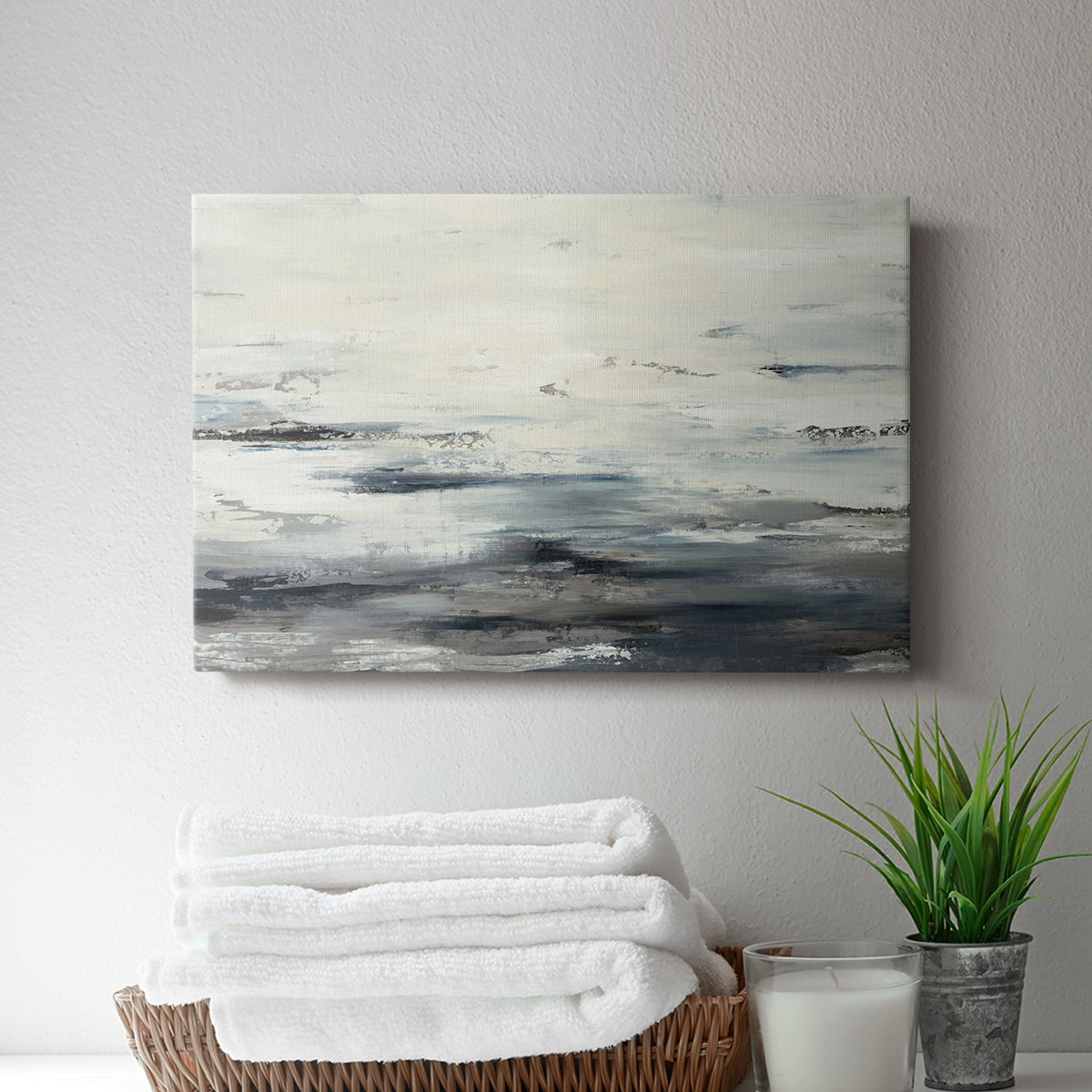 On The Stormy Seas - Canvas Art Print