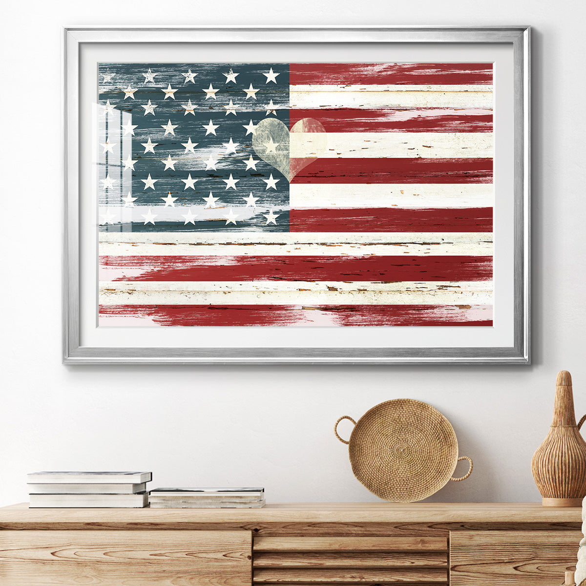 Heart of America Premium Framed Print - Ready to Hang