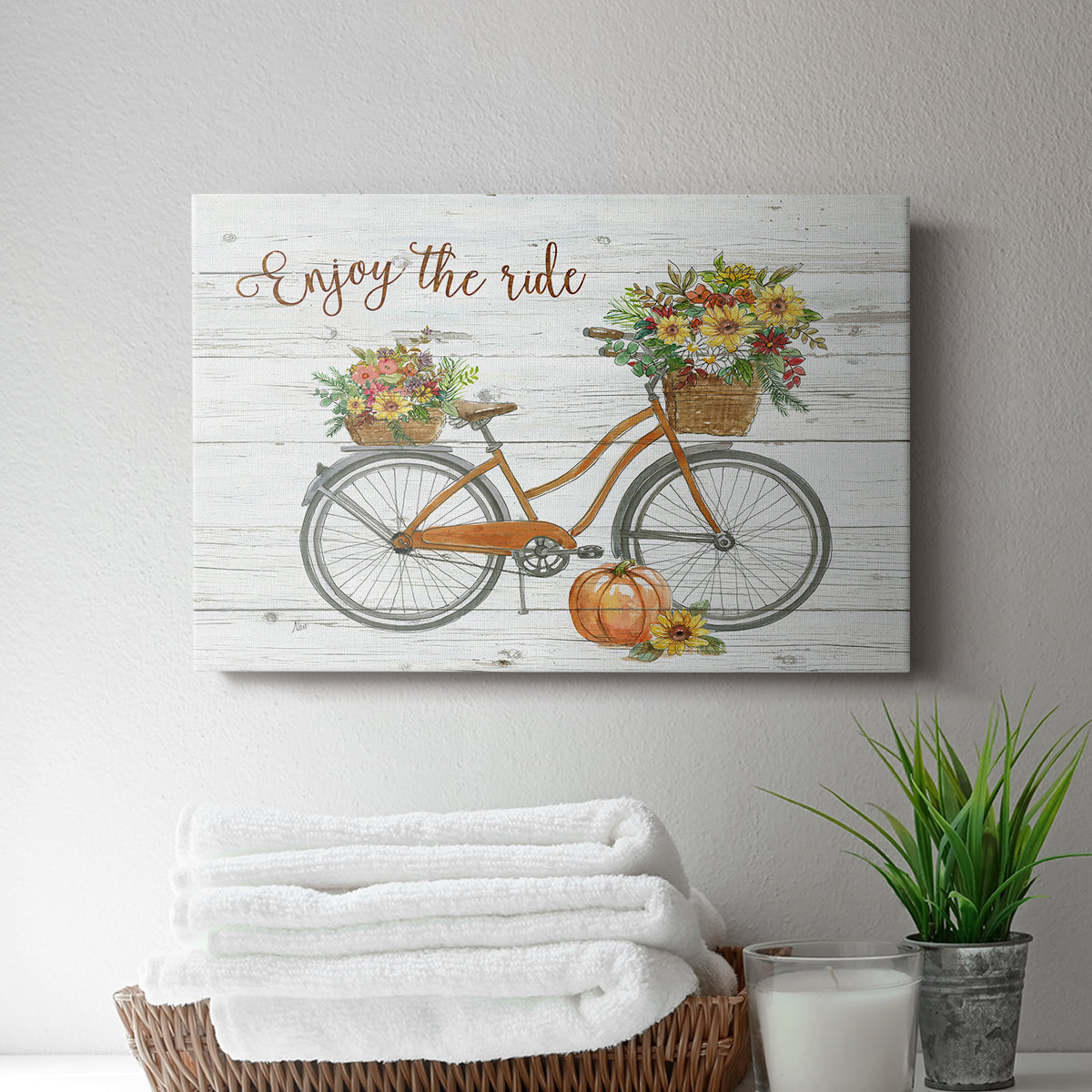 Harvest Bike - Canvas Art Print