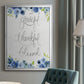 Grateful, Thankful, Blessed - Modern Framed Canvas Print