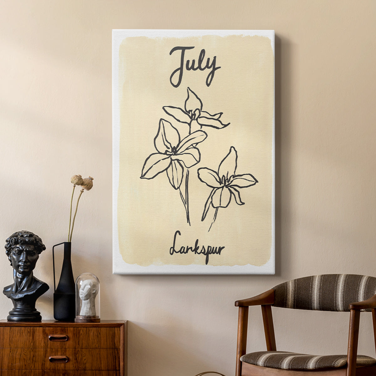 Birth Month VII - Canvas Art Print