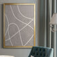 Fissures I - Modern Framed Canvas Print
