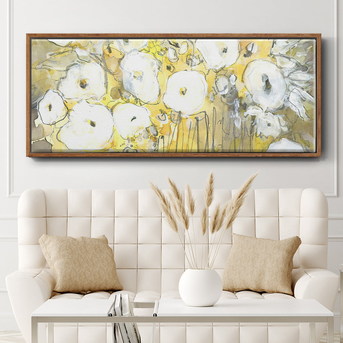 Heirloom Treasure I - Floater Framed Canvas Print
