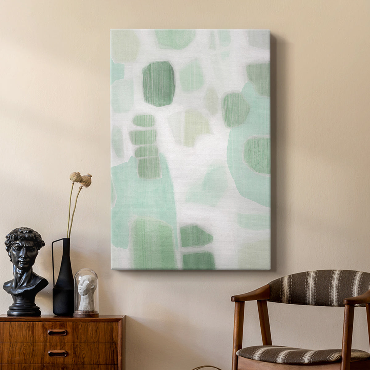 River Shapes I - Canvas Art Print