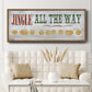 Jingle All the Way - Floater Framed Canvas Print