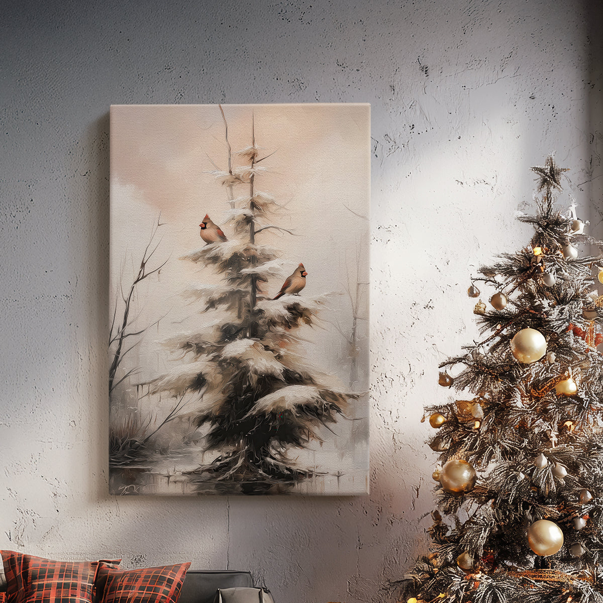Snowwhite Bells Lane - Canvas Art Print