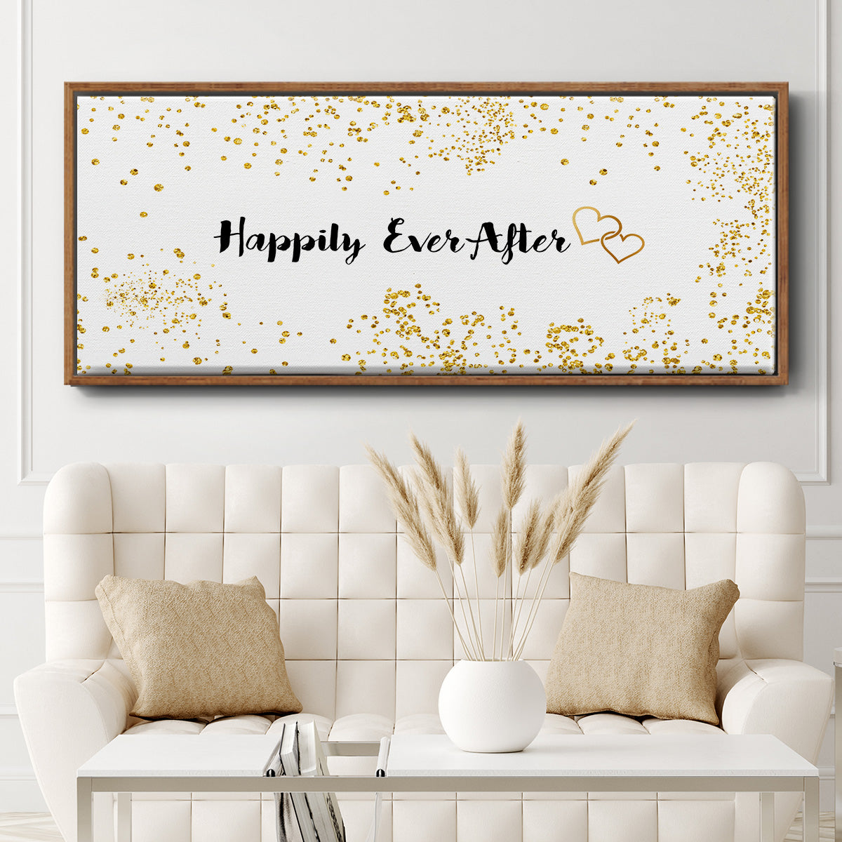 Happily Ever After - Floater Framed Canvas Print
