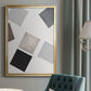 Block Encounter Revisit I - Modern Framed Canvas Print