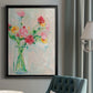 Painterly Soft Bouquet I - Modern Framed Canvas Print