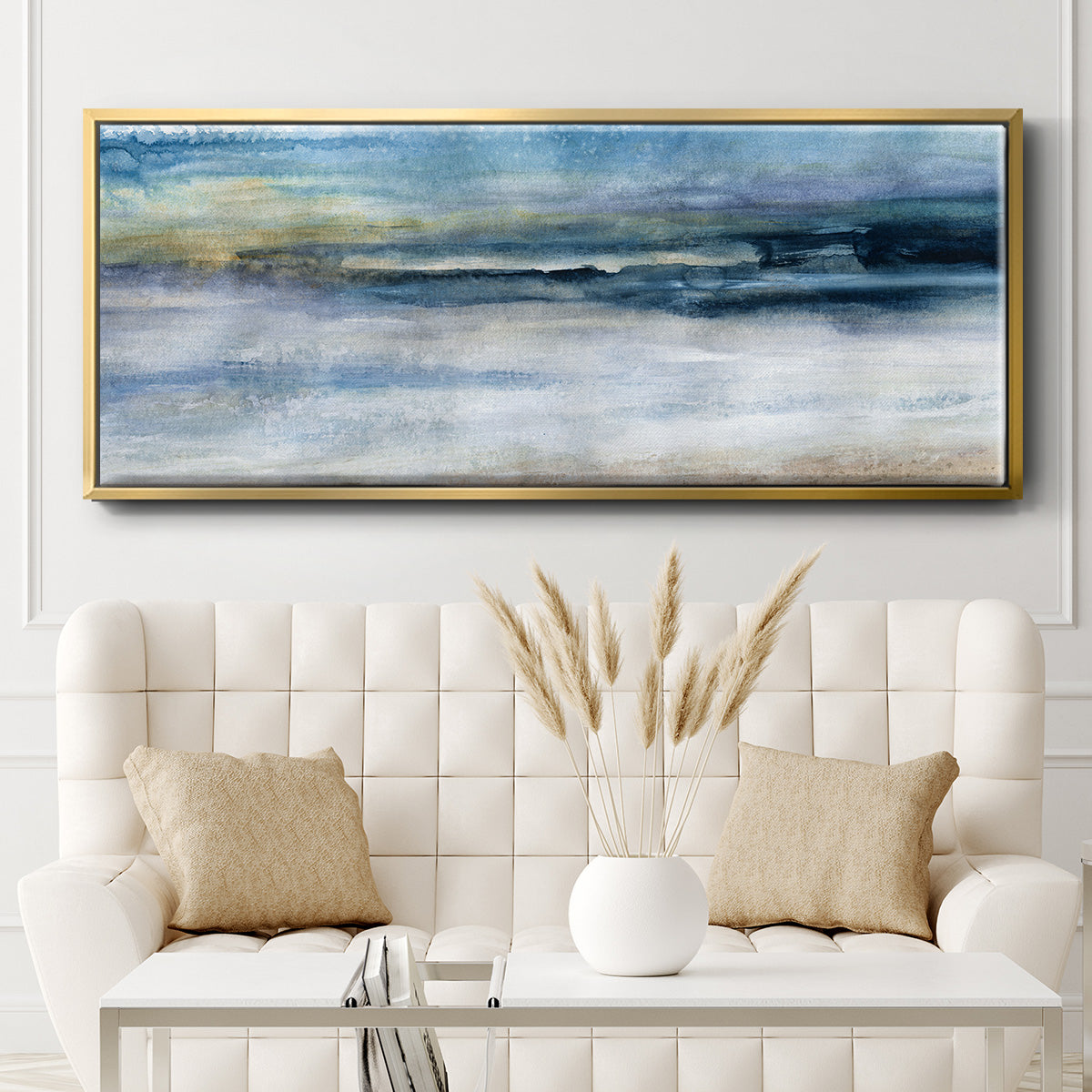 Wind and Water - Floater Framed Canvas Print