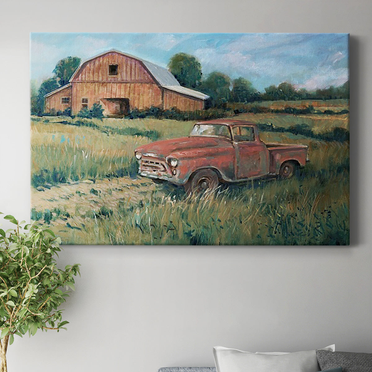 Rusting Away I Premium Gallery Wrapped Canvas - Ready to Hang