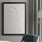 Portrait Sketch II - Modern Framed Canvas Print