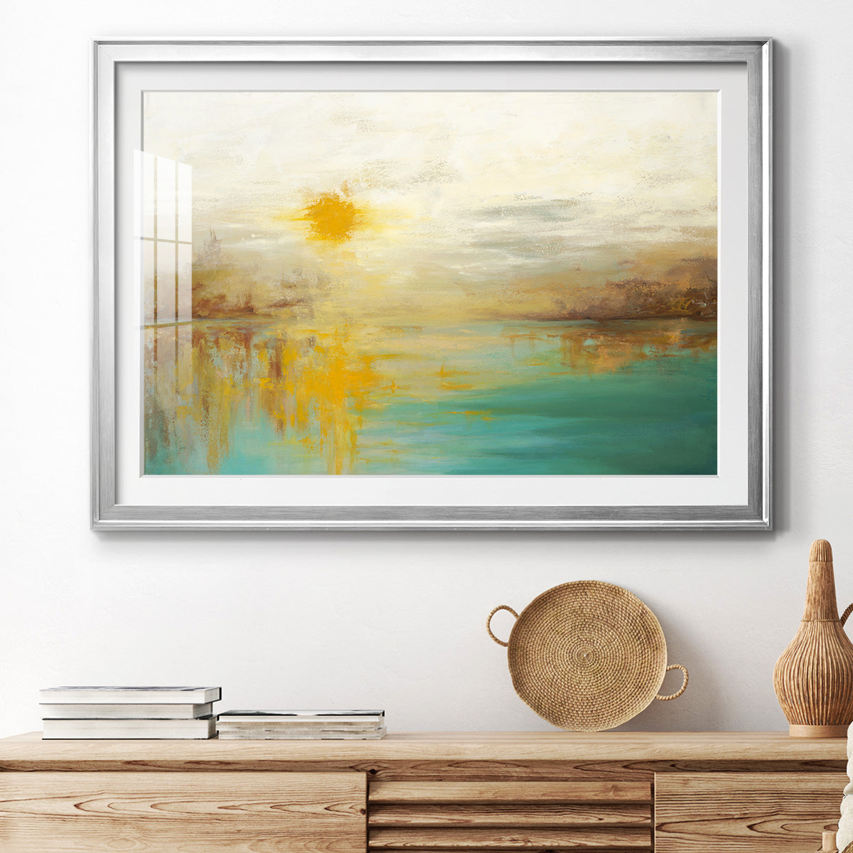 Last Day of Summer  - Modern Framed Art Print
