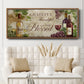 Grateful Wine - Floater Framed Canvas Print