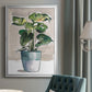 Potted Houseplant II - Modern Framed Canvas Print