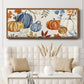 Autumn Pumpkins - Floater Framed Canvas Print