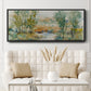 Trees on the Creek II - Floater Framed Canvas Print