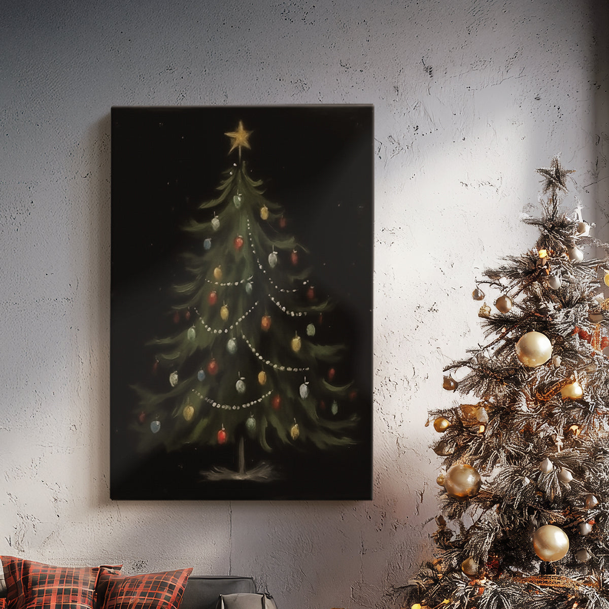 Chapel of Soft Linen Serenade - Canvas Art Print