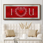 DIY Love Collection H - Floater Framed Canvas Print