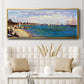 Regatta at Sainte Adresse - Floater Framed Canvas Print