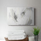 Grey Brushstrokes CXVI - Canvas Art Print