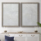 Sandstone Grooves I - Premium Framed Canvas 2 Piece Set - Ready to Hang