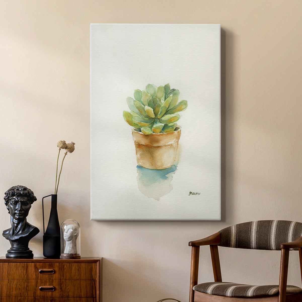 Succulent II - Canvas Art Print