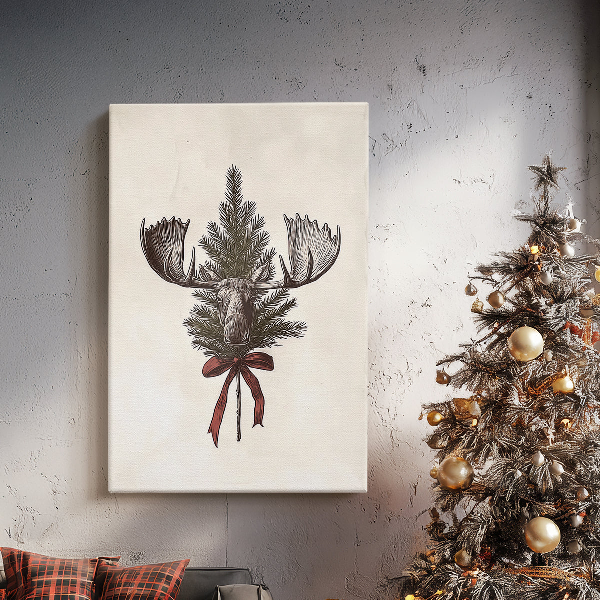 Frostlit Skies Promise - Canvas Art Print