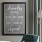 Laundry Schedule - Modern Framed Canvas Print
