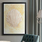 Salty Seashell II - Modern Framed Canvas Print