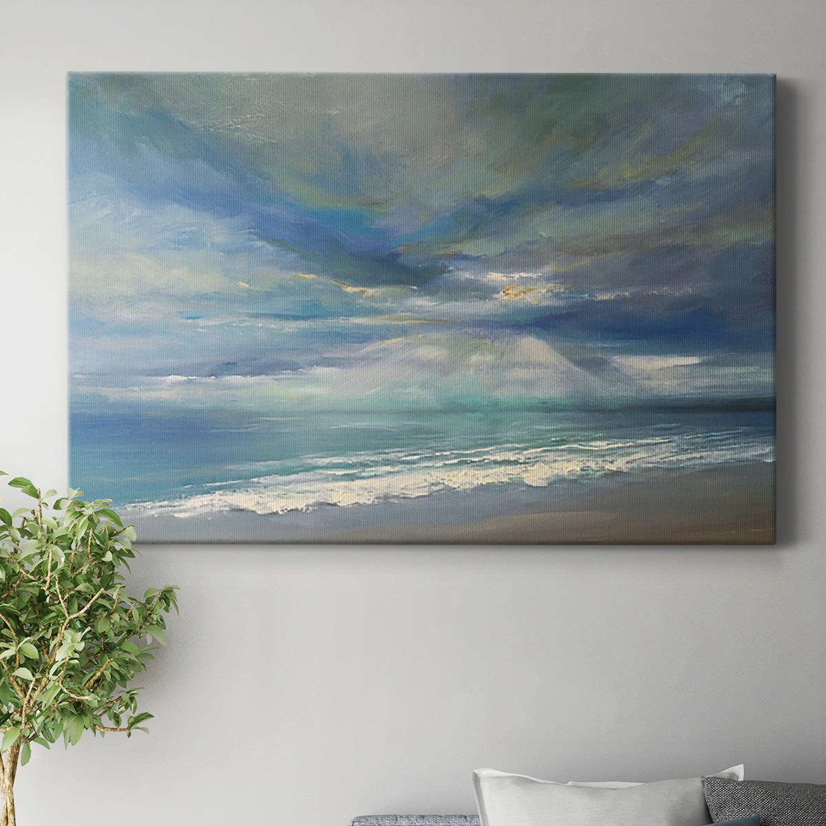 God Rays Premium Gallery Wrapped Canvas - Ready to Hang