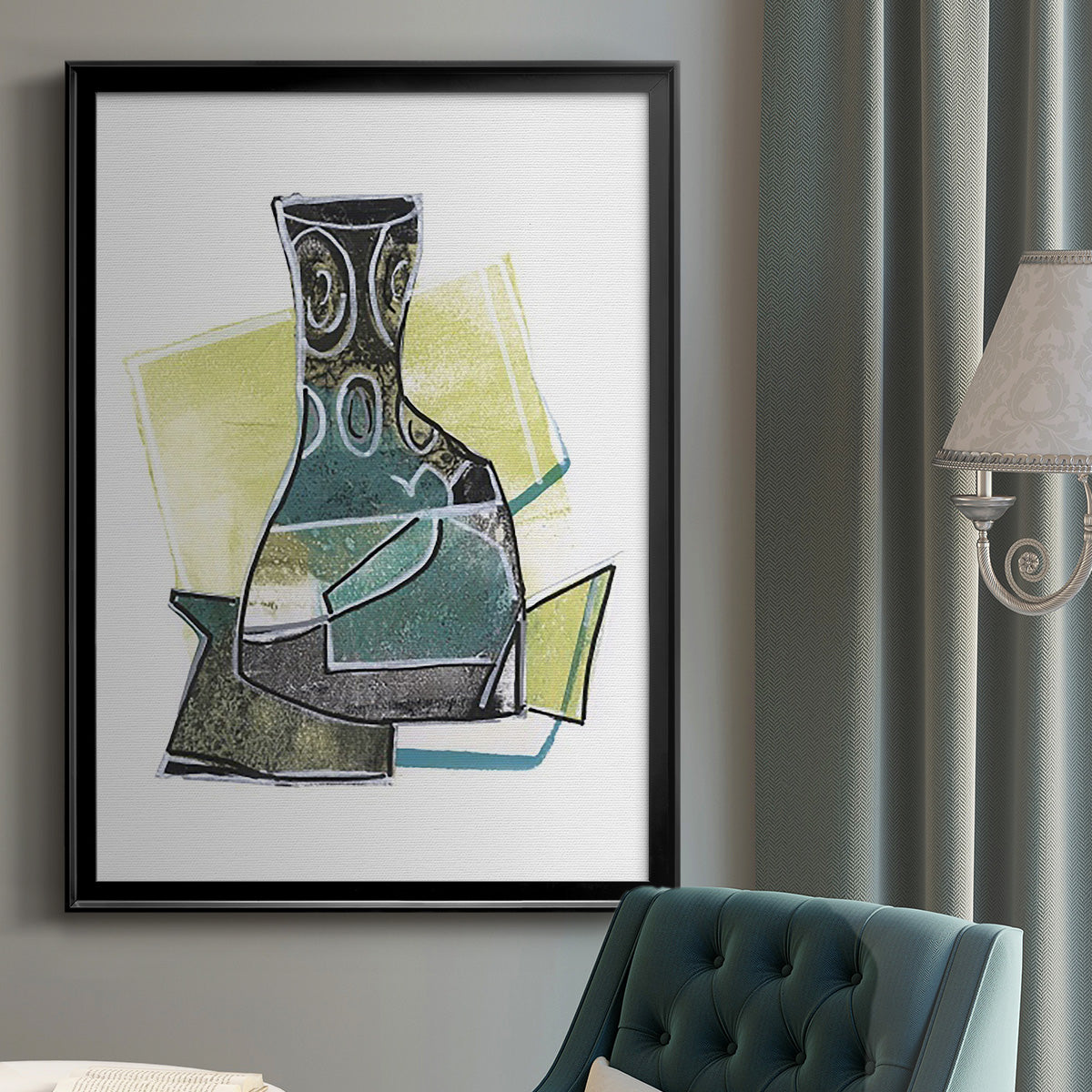 Jubilee Jugs I - Modern Framed Canvas Print