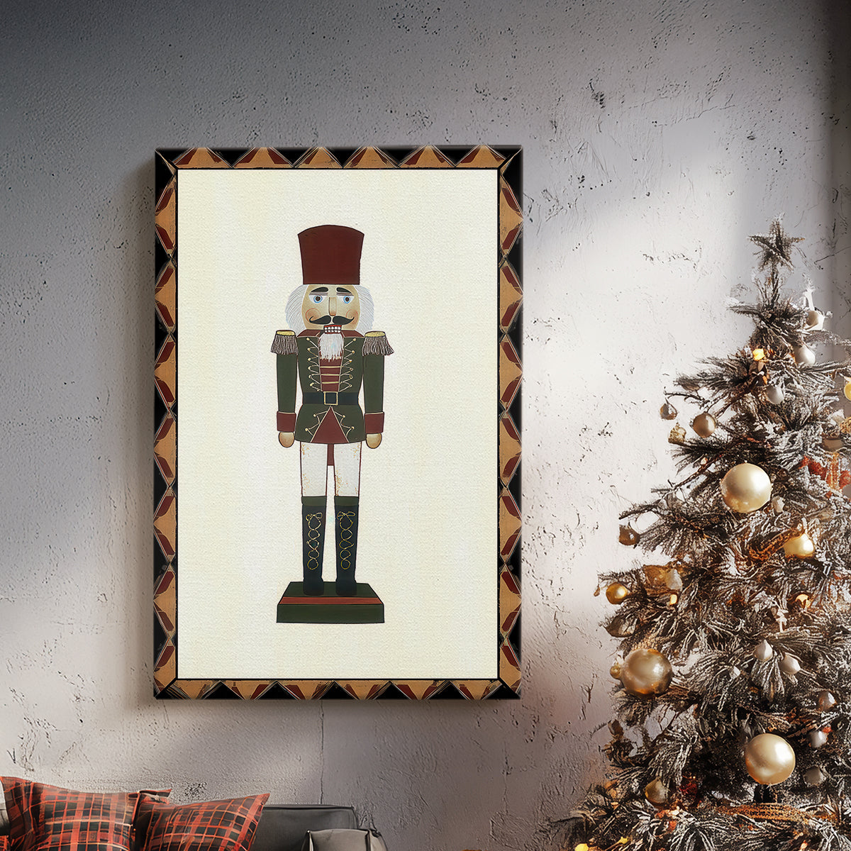 Pearled Serenade of Fir - Canvas Art Print