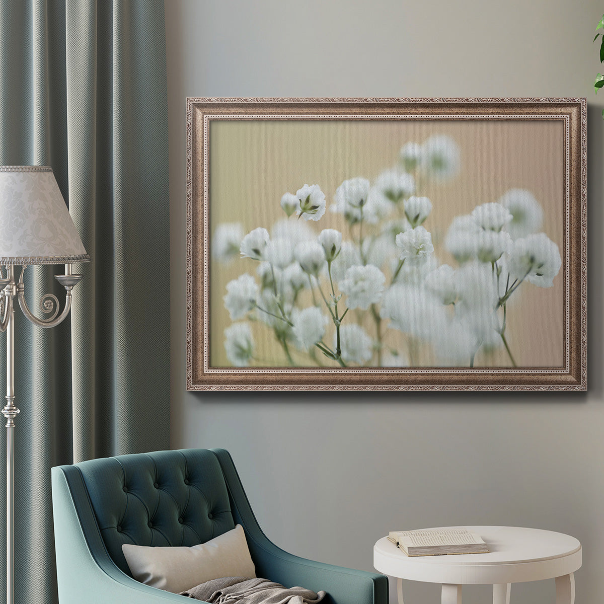 Baby's Breath Study II Premium Framed Canvas- Ready to Hang