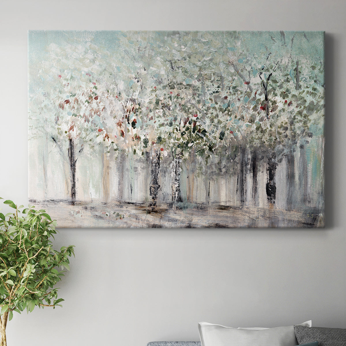 Morning's Soft Light Premium Gallery Wrapped Canvas - Ready to Hang