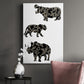 Ornamental Safari Animals II - Canvas Art Print